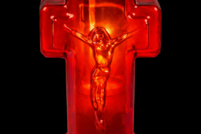 lumanare led rosie