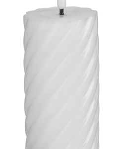 Lumânare LED Albă 13×7 cm