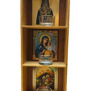 Cutie Bambus Icoane și Suporturi pentru Candelă