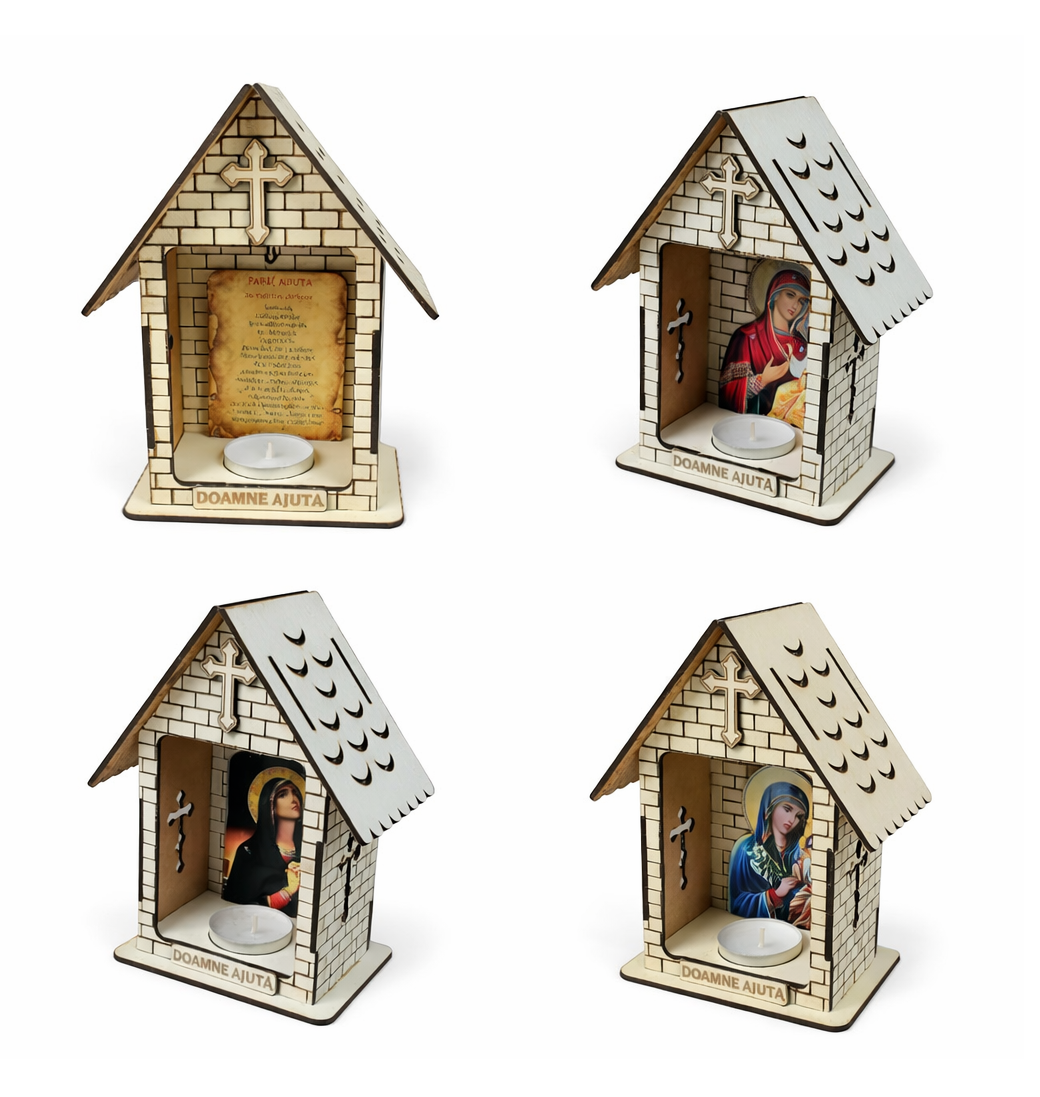 Căsuță rugăciune cu lumânare