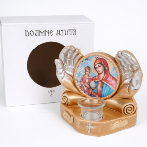 Candela ipsos cu Icoana 21x19x8.5 cm