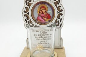 Candelă din lemn Binecuvântarea Casei