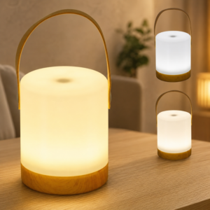 Lampă Rotundă LED Touch cu Lumină Reglabilă